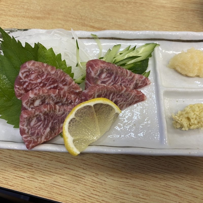 とろ馬刺(馬力 神田店)