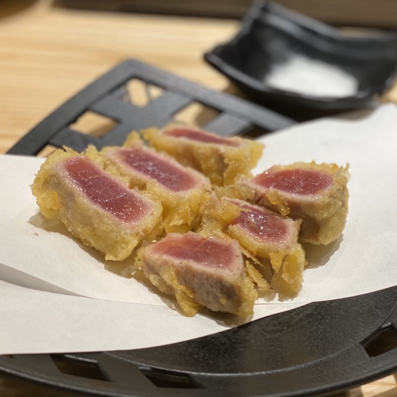 鮪のレア天麩羅(魚柳)