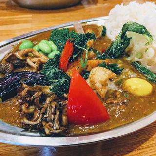 野菜チキン 大盛(カレーの店 プーさん)
