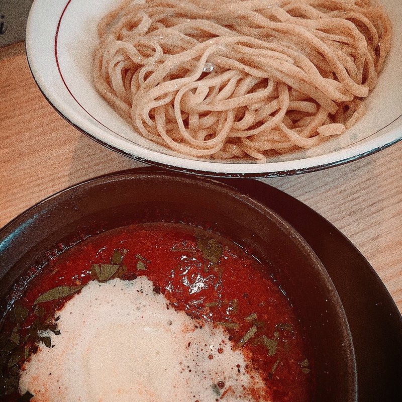 トマトクリームつけ麺(拉麺開花(らーめんかいほう))
