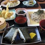 天ざるそば定食(さんぞくや(山賊鍋)姪浜店)