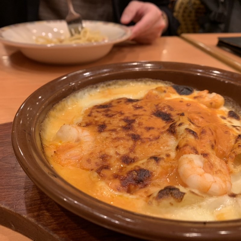 エビクリームグラタン(サイゼリヤ)