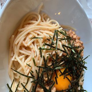 たらこ納豆スパゲティ(ルパン)