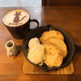 塩フレンチトースト with バニラアイス(CAFE and BAR POCO)