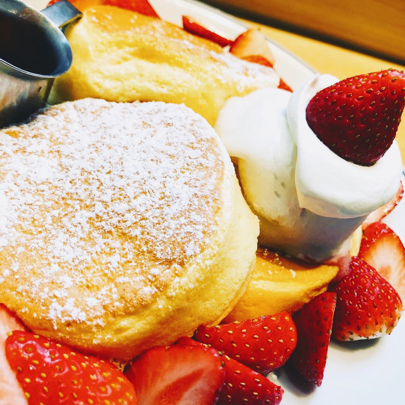 奇跡のフルーツパンケーキ(FLIPPERS 表参道店)