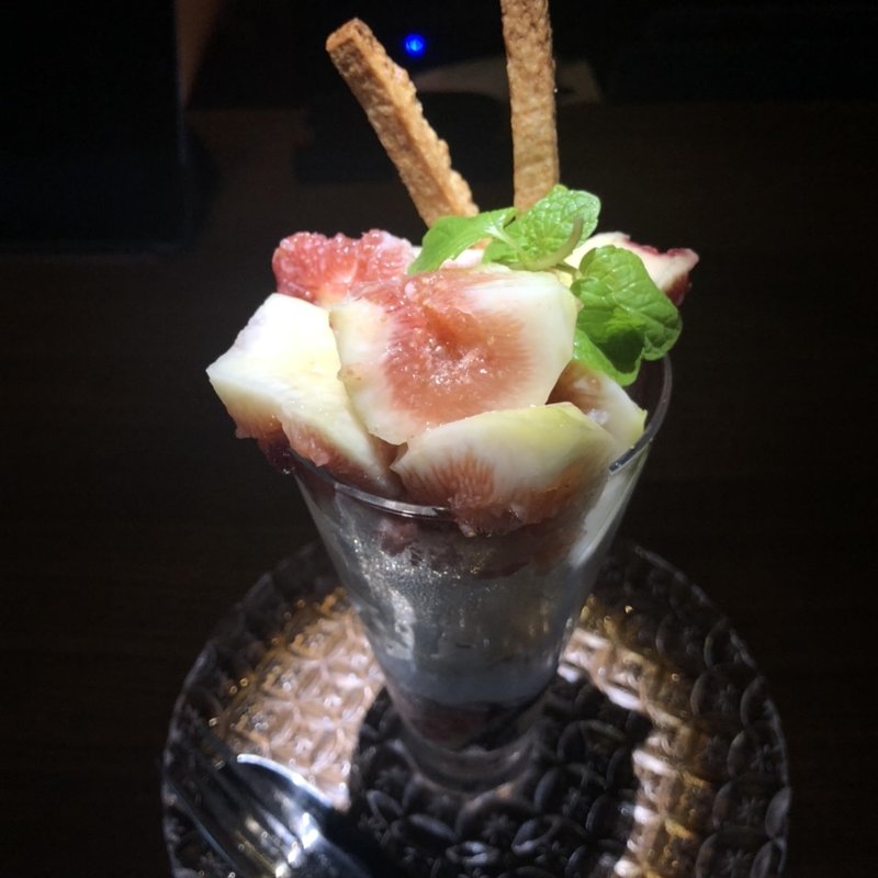 季節のパフェ（いちぢく）(Remake easy)