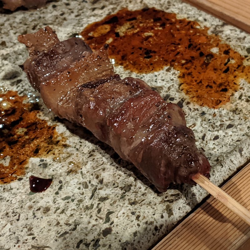 南伊豆森さんの猪串(鳥歐)