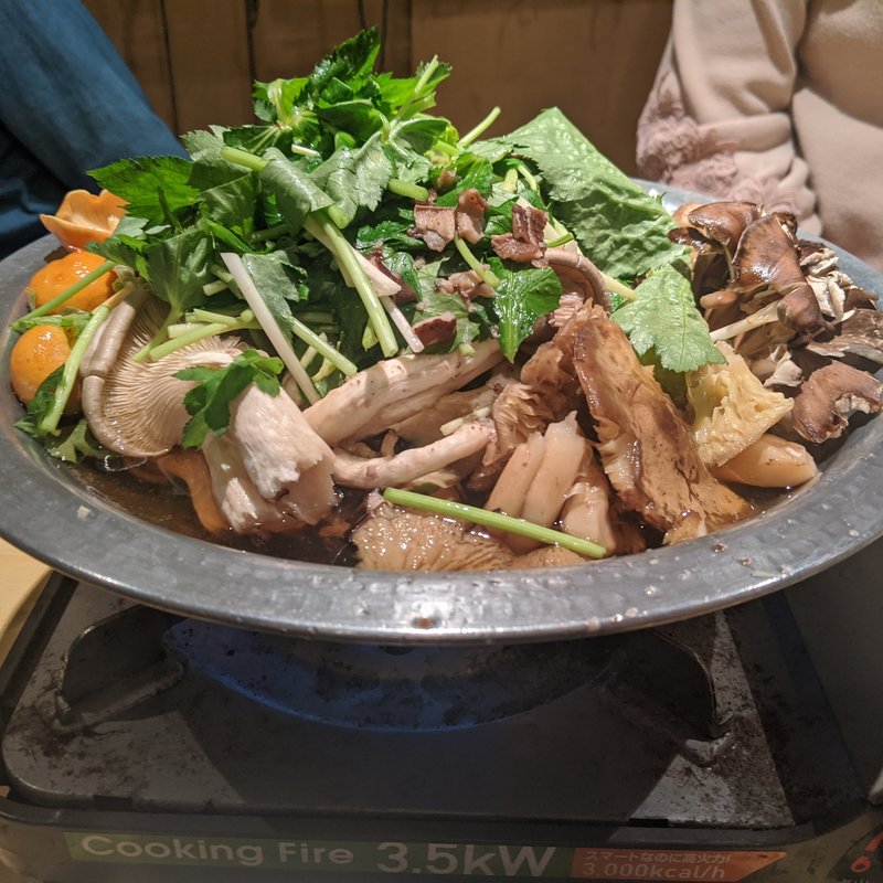 きのこ鍋(居酒屋　純ちゃん )