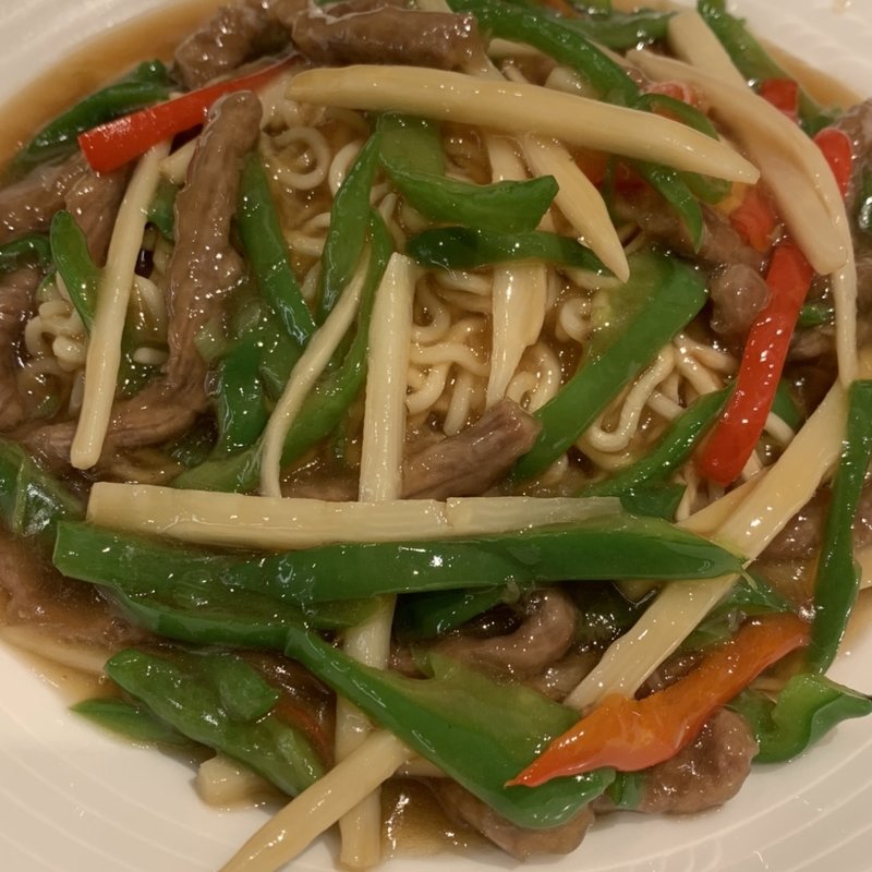 牛肉ピーマン焼そば(中国料理 青冥 Ching Ming 大丸梅田店)