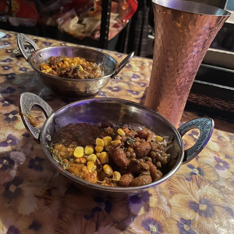 バナナとかぼちゃのキーマカレー(アマゾネスブッチャー)