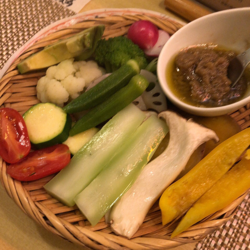 蒸し野菜のバーニャカウダ(酒菜いとう )