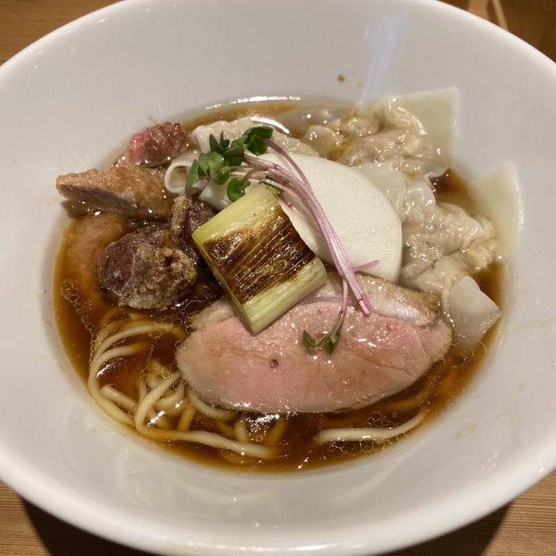 最上鴨醤油(間借り 無化調らあめん 残心)