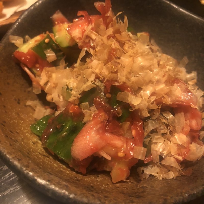 ウメキュウタタキ茗荷和え(あらた)