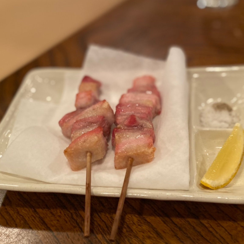 能登豚の串焼き(のとぶたのくしやき)(談楽)