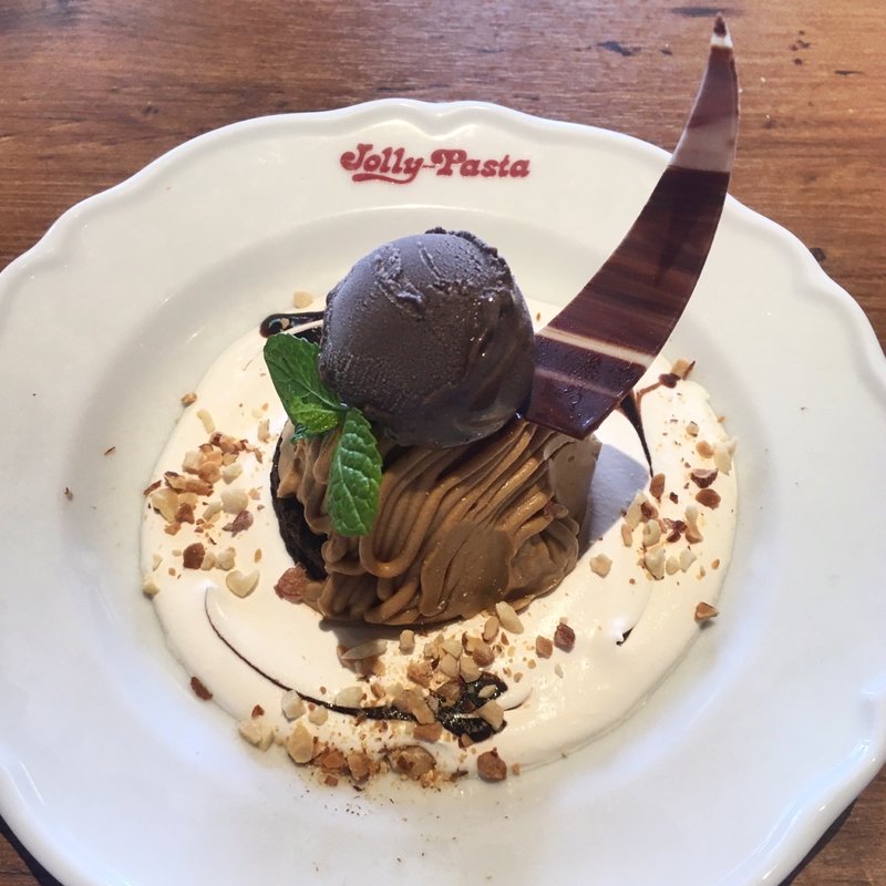 たっぷりマロンホイップのモンブラン(ジョリーパスタ 福岡石丸店)