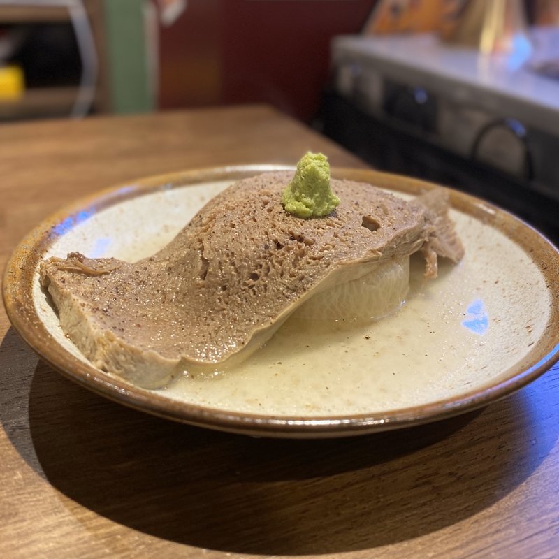 茹でタン(牛タンいろ葉 ほぼ栄駅1番出口のれん街)