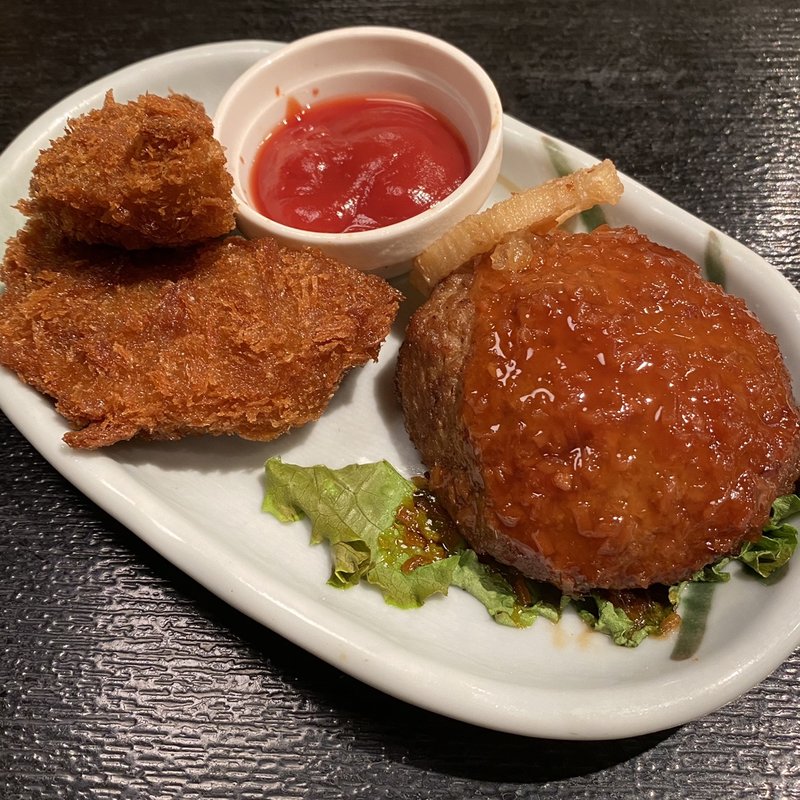 生姜バーグ&ミンチカツ(ザめしや 伊丹南)