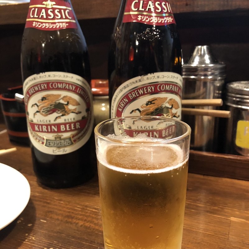 瓶ビール(長浜ラーメン はじめ 本店)