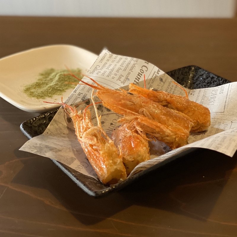 赤海老の頭の唐揚げ(カルデナール)