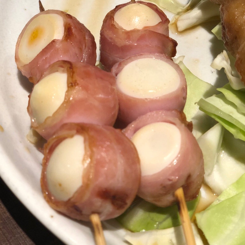 ウズラベーコン(焼鳥高宮 本店)