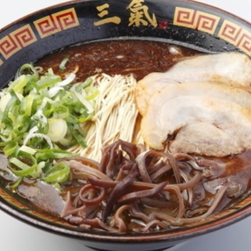 負けん気ラーメン(豚骨ラーメン博多三氣 野間店)