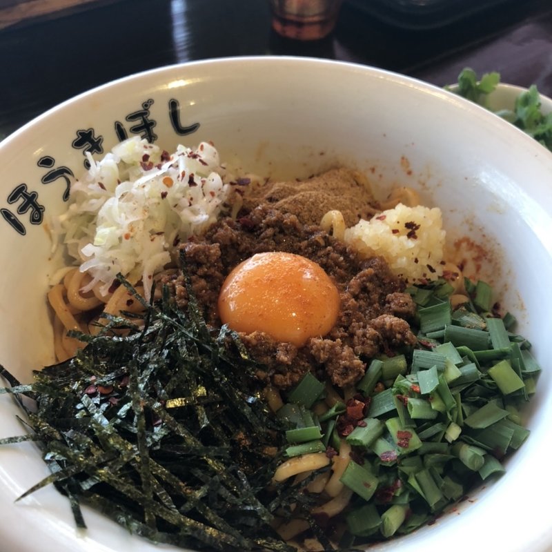台湾まぜそば(辛口)(自家製麺 ほうきぼし 茅ヶ崎店)
