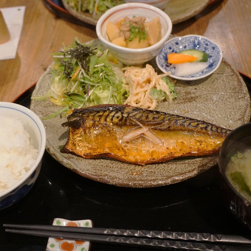 鯖めんたい膳(蔵出しめんたい本舗 弥生が丘店)