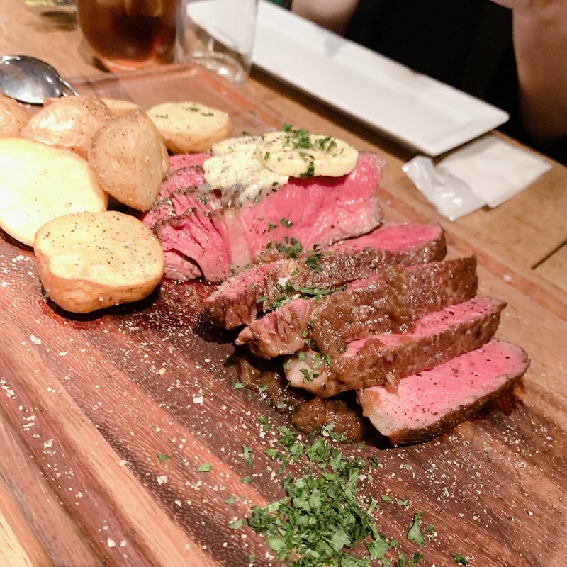 熟成葡萄牛リブロースのステーキ(ビストロ　ヴァンブリュレ 表参道 （Vin Brule）)