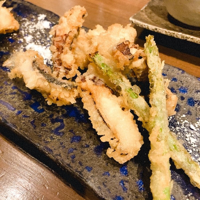 タコの天ぷら(酒菜山もと山もと)