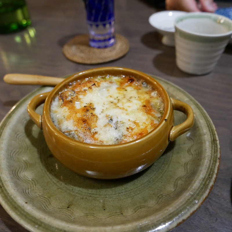 牡蠣と白ネギグラタン(蔵朱（クラッシュ）)