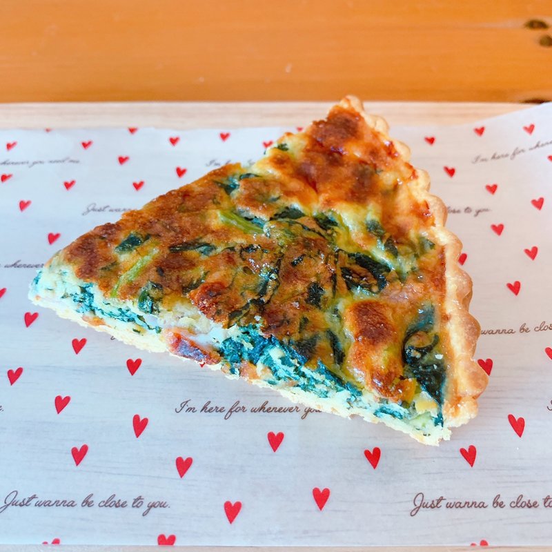 ほうれん草とベーコンのキッシュ(Boulangerie Riche )