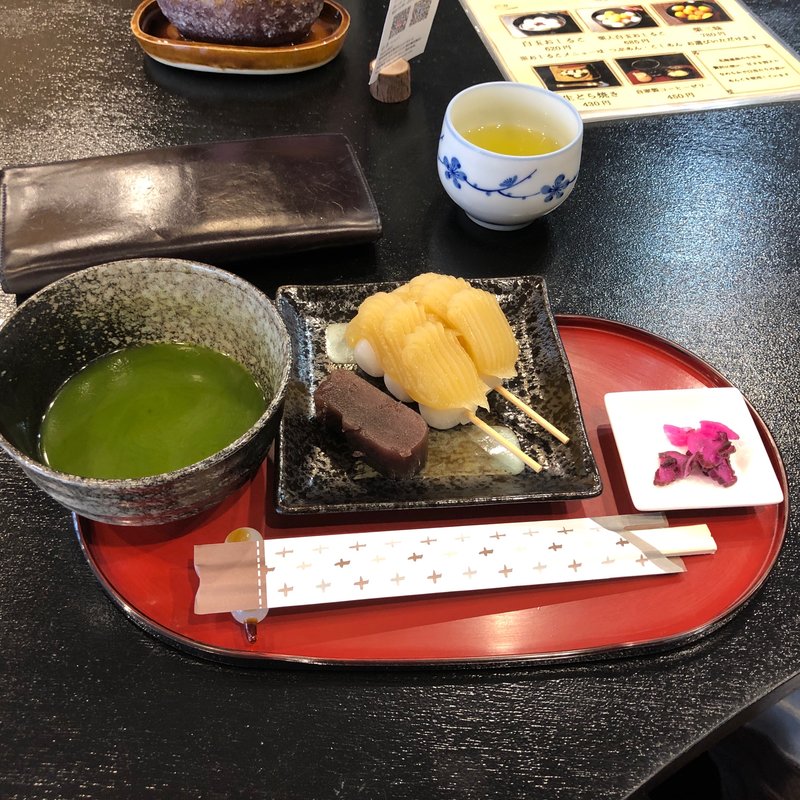 雲助セット（栗あん、紫芋あん）(雲助だんご本舗 （雲助だんご総本店）)