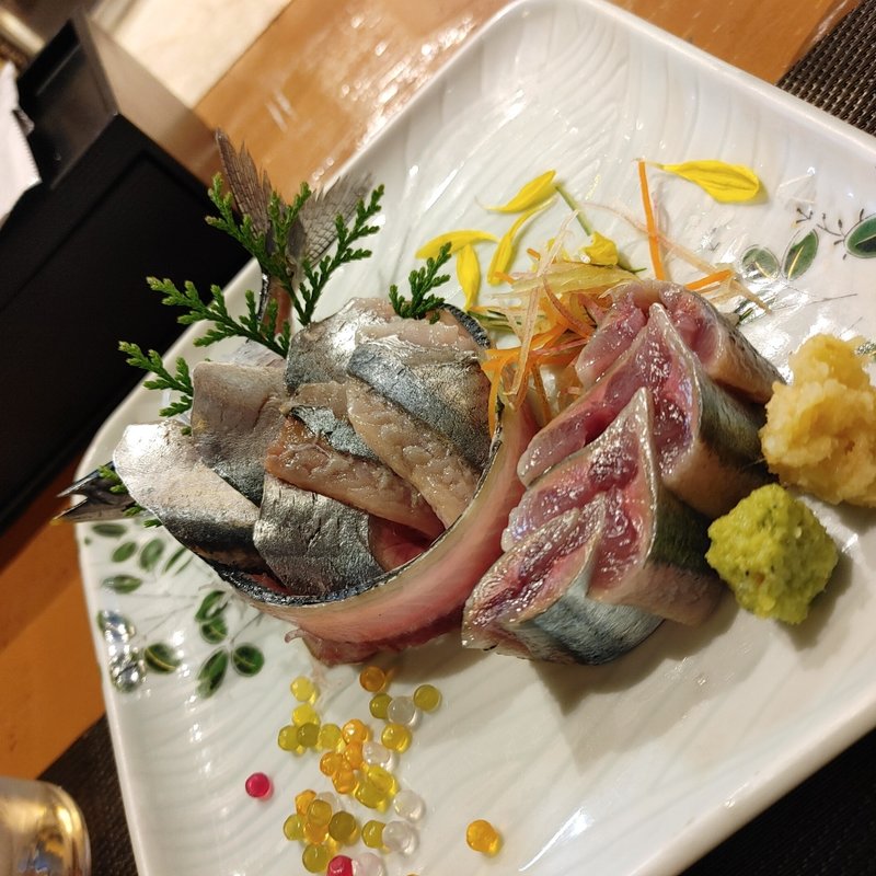 秋刀魚のお造り(喰場の心)