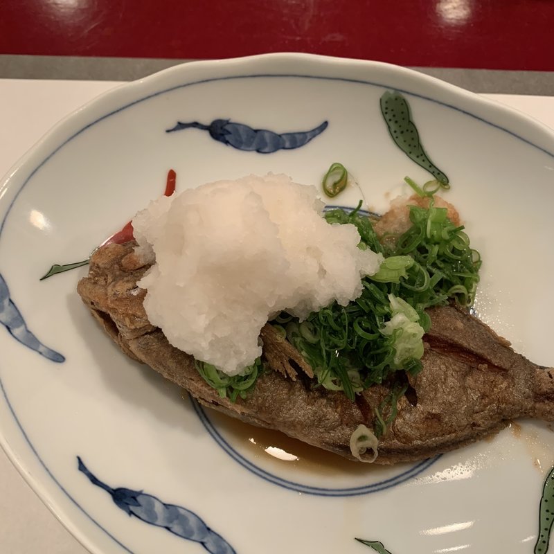 エボダイの姿揚げ(かぶら )