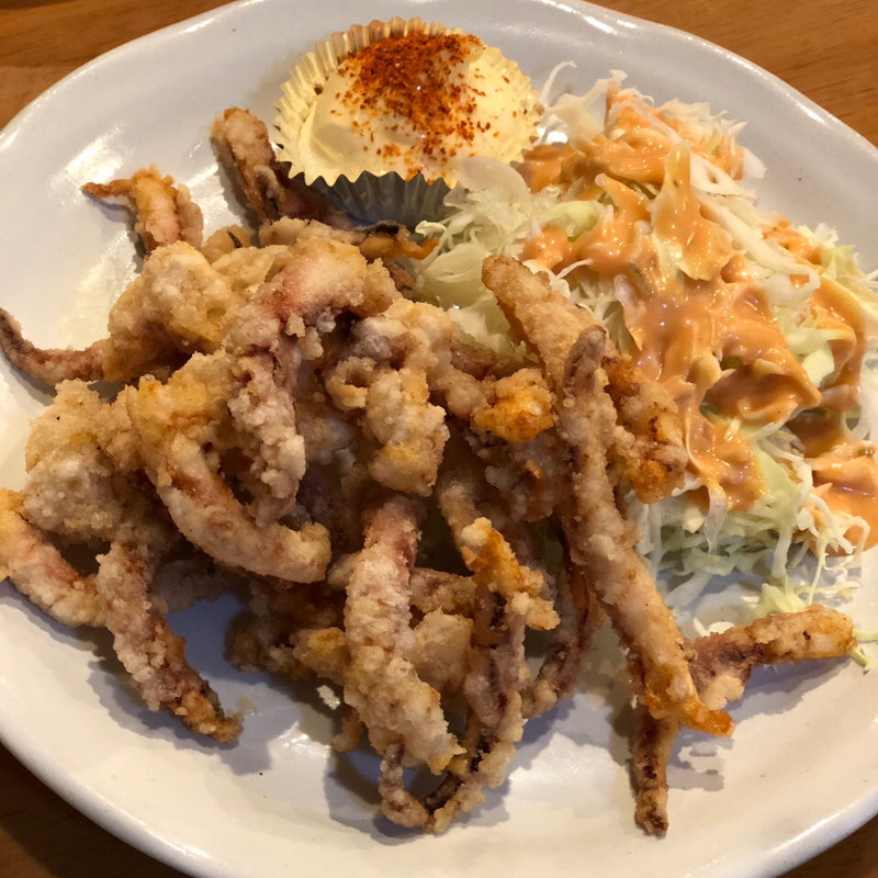 下足唐揚げ(元祖赤のれん 節ちゃんラーメン 野間店)