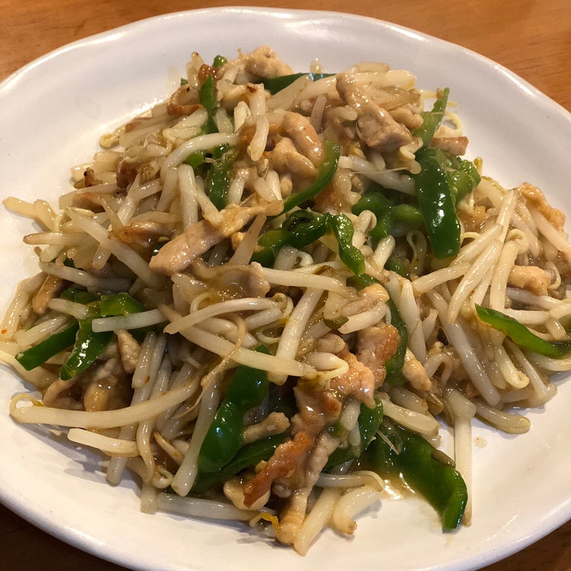 肉もやし(元祖赤のれん 節ちゃんラーメン 野間店)