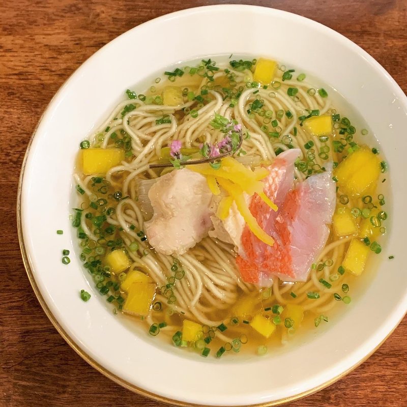 限定　金目鯛の塩ラーメン(海老丸らーめん)