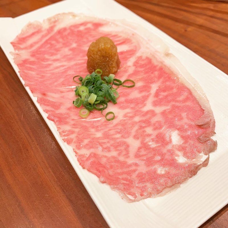 薄切りサーロイン(牛の涎)