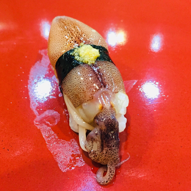 蛍烏賊の握り(鮨まぁさ)