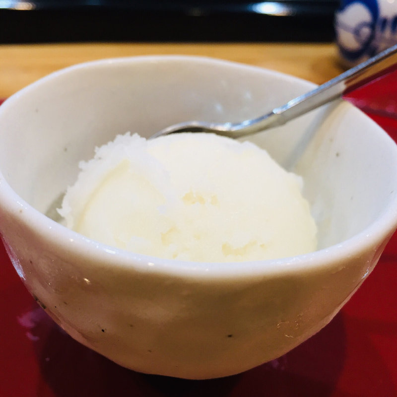 レモンのシャーベット(鮨まぁさ)