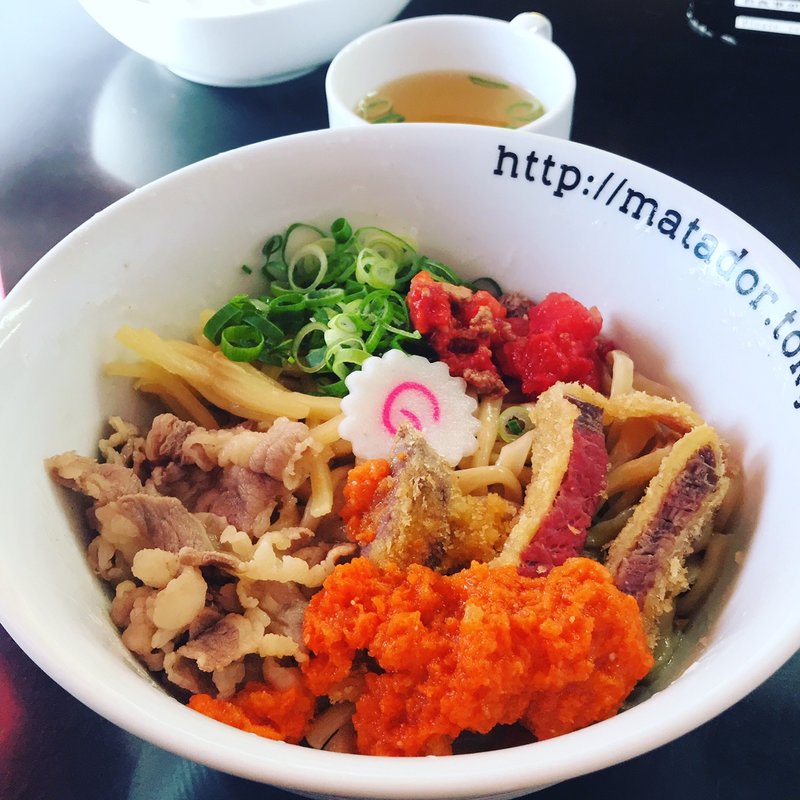 贅沢塩まぜそば（カツハーフ）(まぜそば専門 闘牛脂)