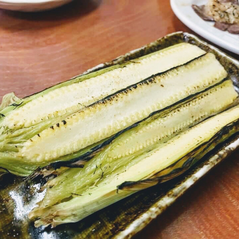 ヤングコーン網焼き(大衆割烹 藤八 （たいしゅうかっぽうとうはち）)