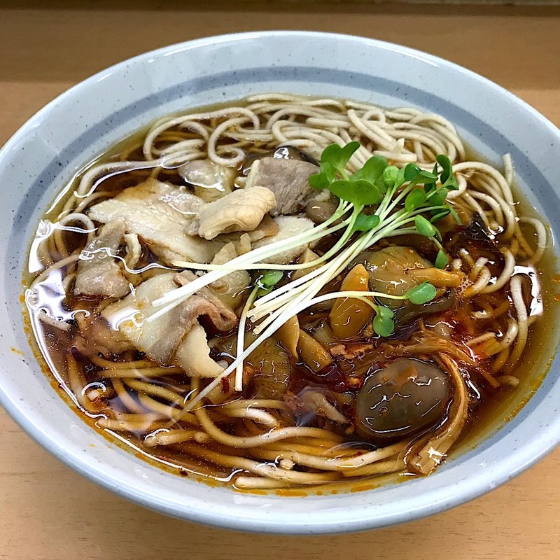 きのこラー油そば(爽亭  JR池袋駅中央口（改札内）)