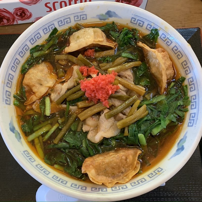 満州にら餃子ラーメン(さかえや 本店 （満州にらラーメン）)