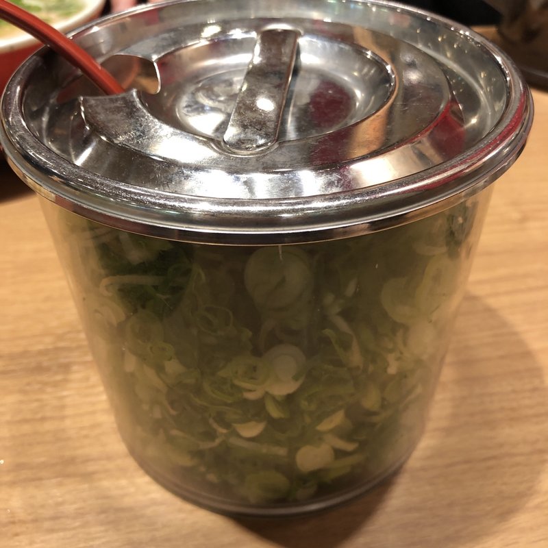 無料ネギ入れ放題(ラーメン横綱 阪急三番街店)