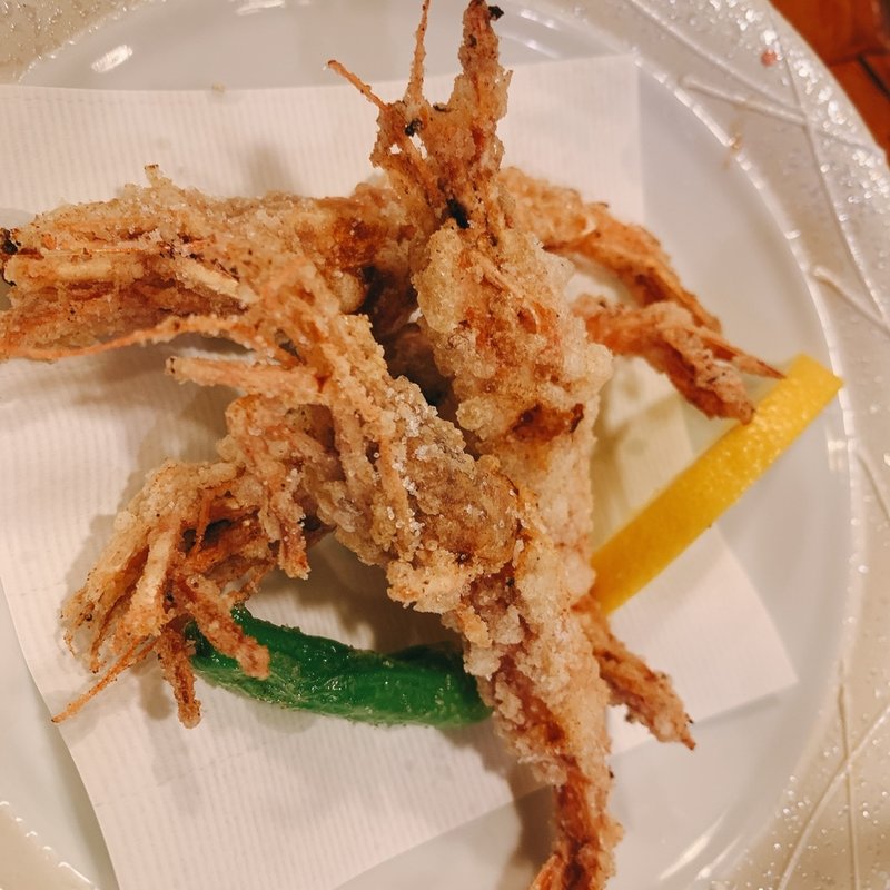 ガサエビ唐揚げ(こい勢 （こいせ）)