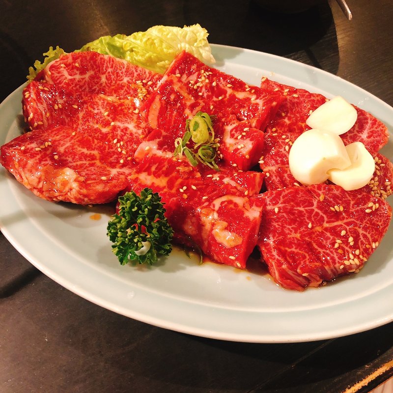 ハラミ3種盛り（サガリ、並ハラミ、かくまく）(焼肉ソウル)