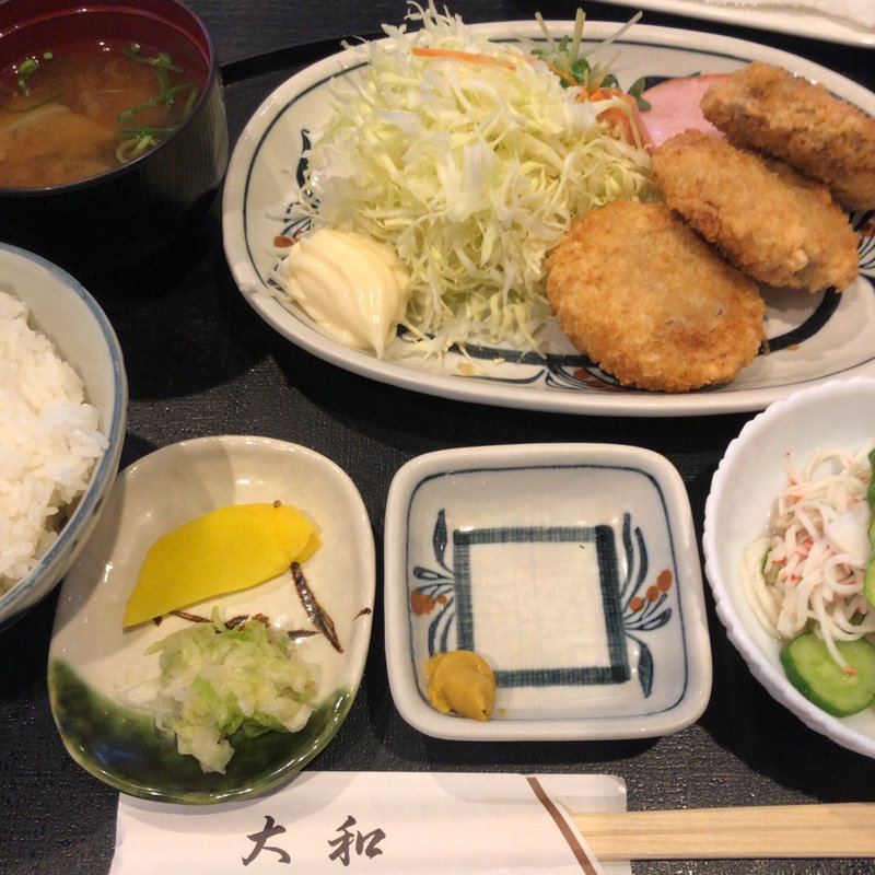 ヒレカツ定食(大和)