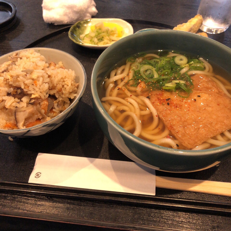 きつねうどん定食(大和)