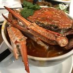 ワタリガニラーメン(金満食堂)